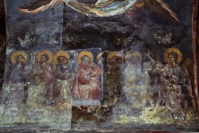 Frescos in the Church of the Theotokos Peribleptos by Painters Michael Ephtichius